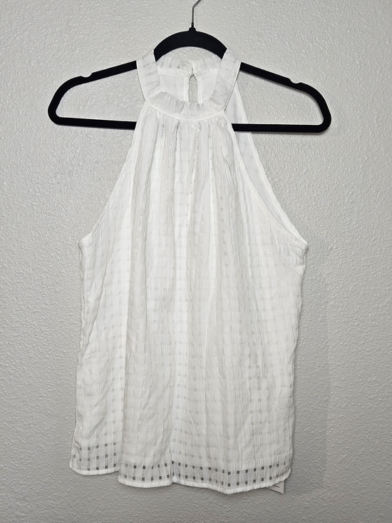 Cupshe Tops - Cupshe White Halter Neck Textured Camisole Size Medium